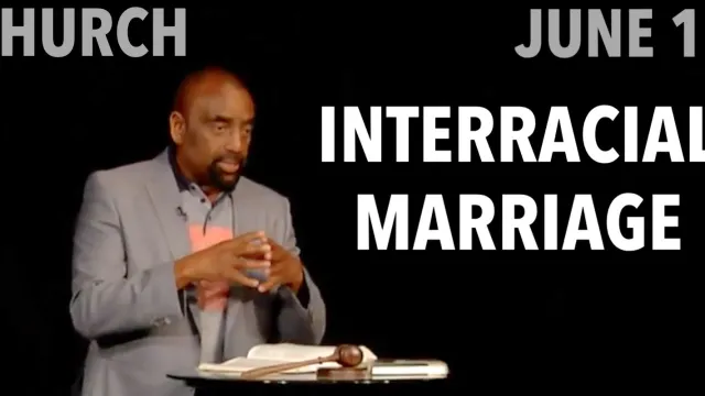 Jesse discusses interracial marriage at church