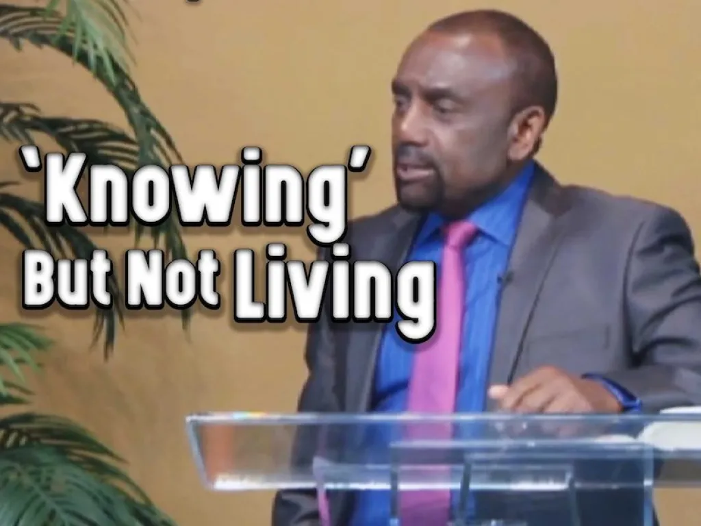 'Knowing' But Not Living: Oct 13, 2013 BOND Archive Sunday Service