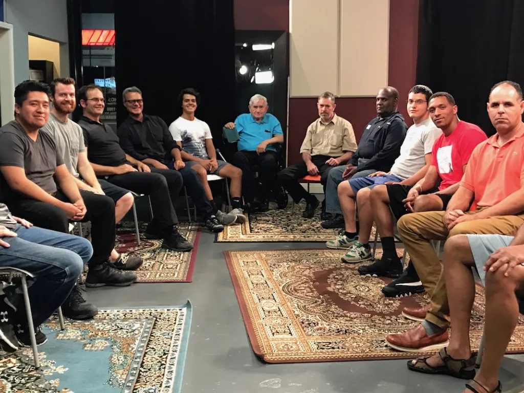 Recent Men's Forum photo: "How to be a man"
