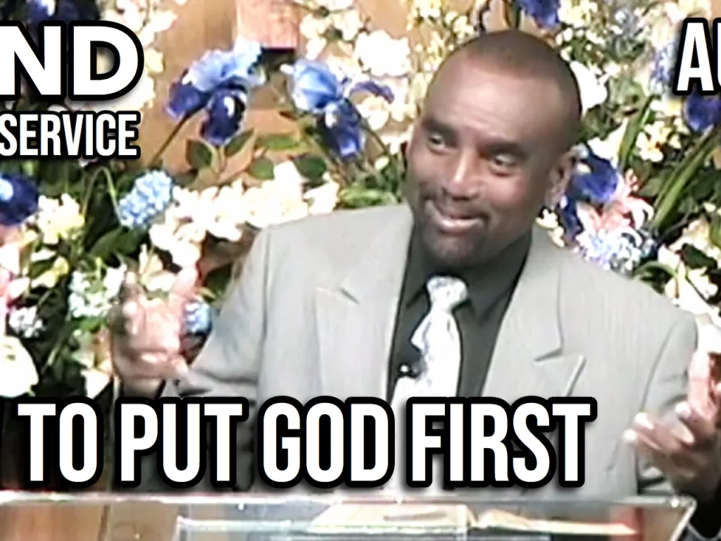 How to Put God First (Sunday Service, Aug 10, 2008)